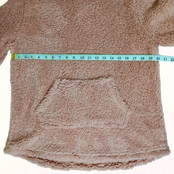 Ambrielle KeepsakePink Sherpa Hoodie Pullover Pajamas Sleepwear/Sweatshirt Set M - Picture 8 of 15